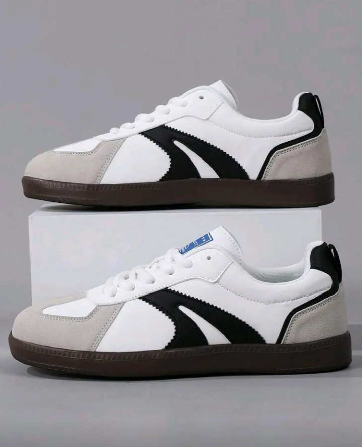 46 Plus Size Men's Casual Sports Shoes, Lightweight Soft Bottom Round Toe Lace-Up Flat Shoes 2000s Style Valentine's Day Ideas