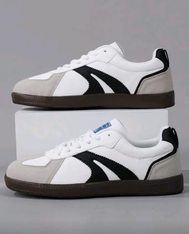 46 Plus Size Men's Casual Sports Shoes, Lightweight Soft Bottom Round Toe Lace-Up Flat Shoes 2000s Style Valentine's Day Ideas