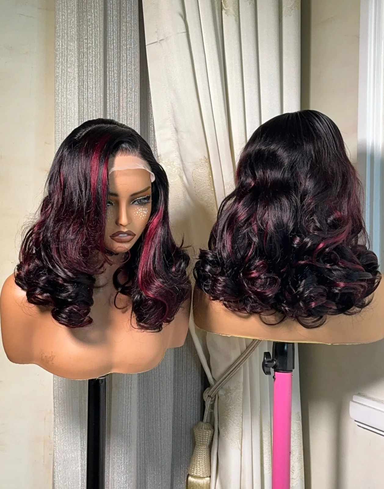 JASMINE BOUNCE WIG CLOSURE- 5X5  COLOR- P4/997    GET YOURS NOW.